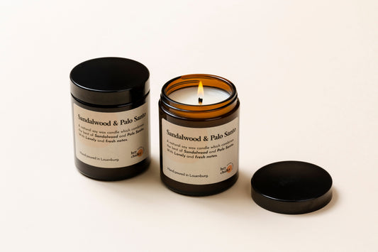 Sandalwood & Palo Santo Sojawachs Kerze | 100 g